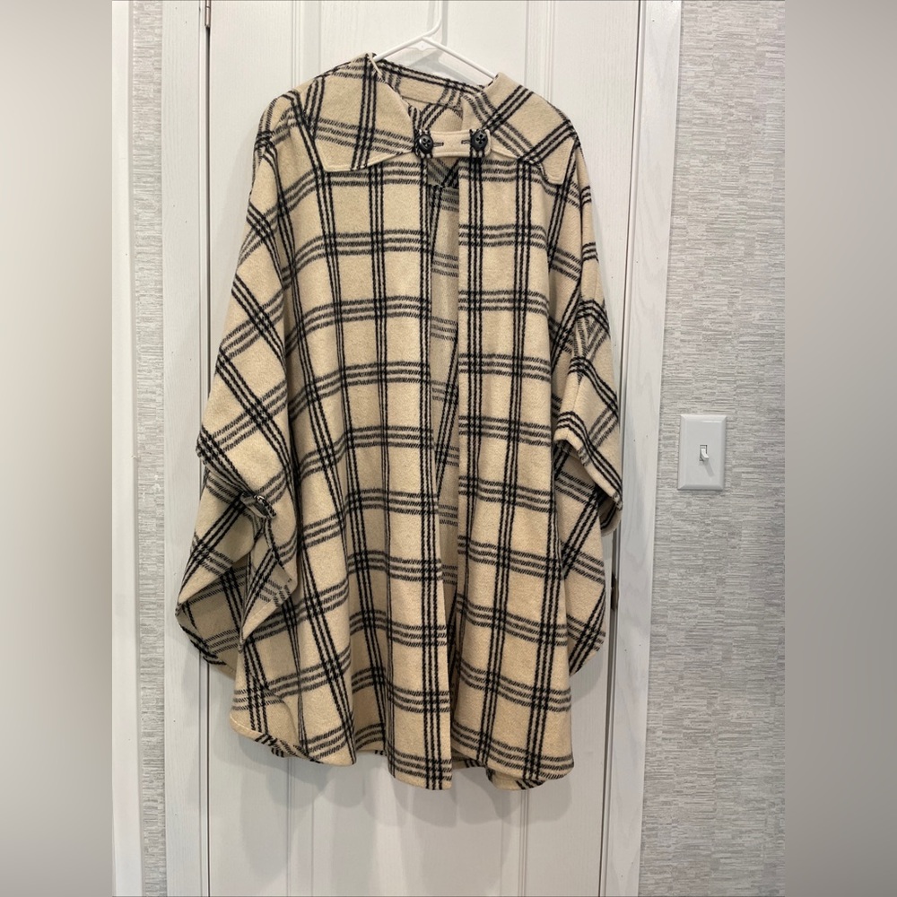 Vintage 1970s Bullocks Wilshire wool cape and skirt set